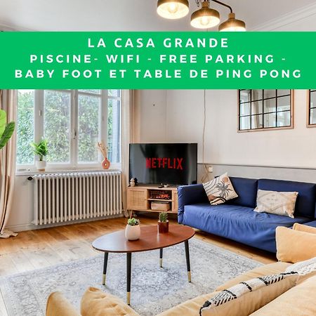 카르카손 La Casa Grande - Piscine - Wifi - Parking 빌라 외부 사진